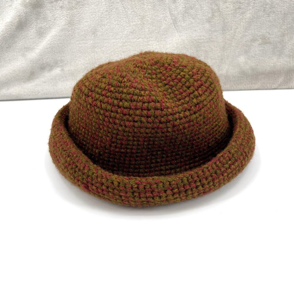 Wooden Ships of Hoboken Knit Brimmed Hat Red Green
